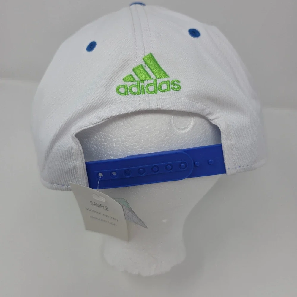 Adidas Atlanta Hawks Hat OSFA Snapback NBA Basketball Blue White Sample Cap